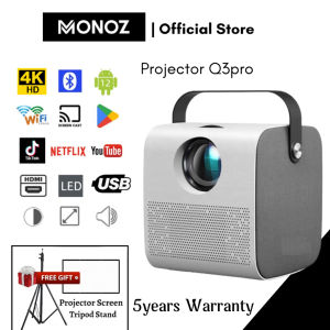 Projector Q3PRO Portable Smart Mini 4K Full HD Projector Build-in Android WiFi Bluetooth HDMI USB