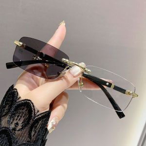 JN IMPRESSION Kinh Doanh thay đổi màu sắc mắt kính cận chống Đèn xanh dương không khung cho phụ nữ cận thị 0 độ-cận thị 400