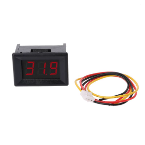 0.36" Mini Car LED Display Digital Voltmeter for DC 0-100V Accurate Pressure Measurement LED Display Easy to Use Lightwe