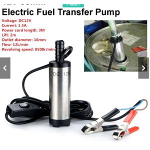 12V Electric Fuel Transfer Pump (38mm): Submersible Type for Diesel Water & Oil Refueling/Transfer