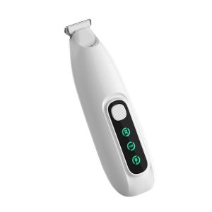 ETQT Low Noise Pet Paw Trimmer LED Light Safe Dog Hair Clippers Portable Comfortable Grip Electric Dog Hair Remover Dog Grooming