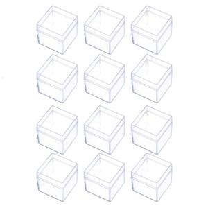 12PCS rõ ràng hộp kẹo điều trị Hộp Quà Tặng container tổ chức tổ chức cho tiệc cưới sinh nhật khách Favor Quà Tặng