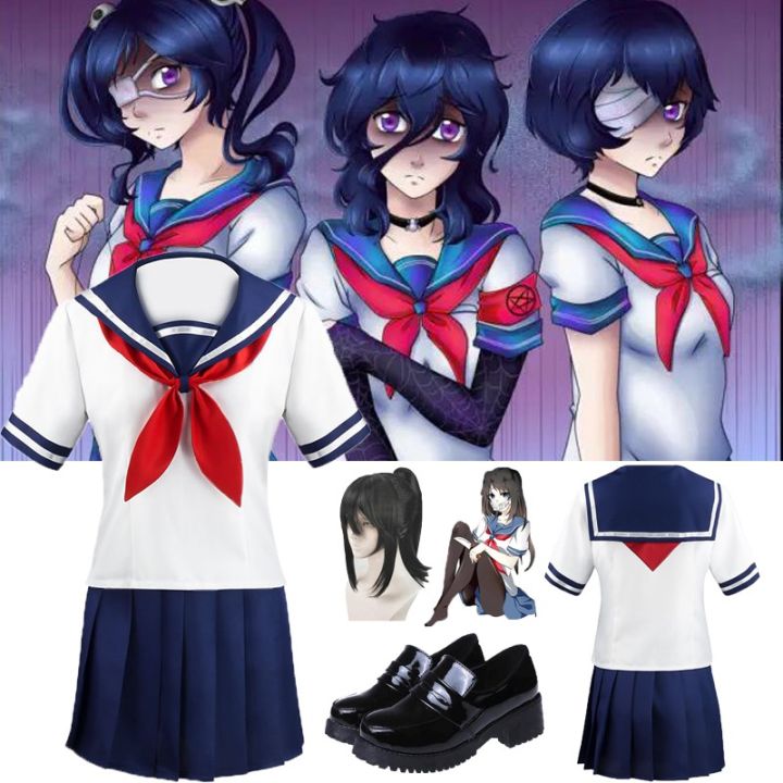 🎊📣 Game Yandere Simulator Cosplay Costume Ayano Aishi Uniform Yandere ...