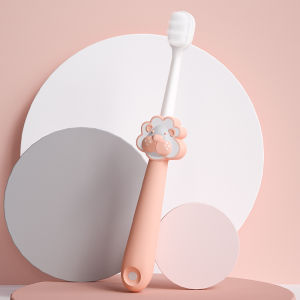 Baby Pro Cute Cartoon Shape Kids Soft Bristles Toothbrush Elastic and Suitable for Childrens Oral Care