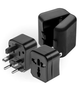 3 In 1 Universal Adapter Electrical Plug Adapter Global Travel Conversion 3 Sockets Converter Travel Adapter Socket  All in One Worldwide Use For US/AU/EU/UK 6A/100-250V
