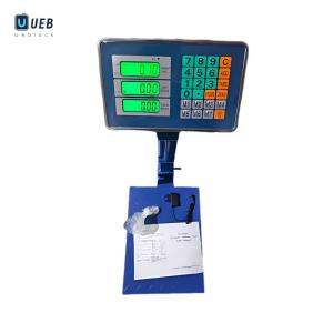 Ueblock✈ Electronic Commercial Platform Scale with LB/KG Digital Floor Heavy Duty Folding Scales LCD Display for Luggage Package Warehouse Home Pet Shop