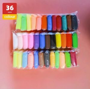 SG(Ready Stock)READY STCOK12/24/36 Colors Air Dry Clay Set Super Light Clay Butter Slime Toys Air-Dry Ultra-Light Clay Polymer Clay Super Light Soft Plasticine Educational Fun Toys for Kids
