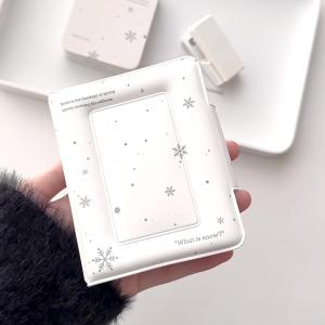 Koop Single Pocket Photo Card Album 3-inch Collecting Book for Idol/K-pop Fans Cute Aesthetic Storage for Photocards & Instax