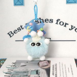 Boneka Gantungan Handphone Kunci Hiasan Tas Bulu Lucu Balls Pet Little Monster Aksesoris Handphone AH142
