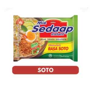 Mie Sedaap instan rasa kuah-goreng asli Indonesia (harga untuk Paketan isi 3bks-10bks kemasan 69g-90g).