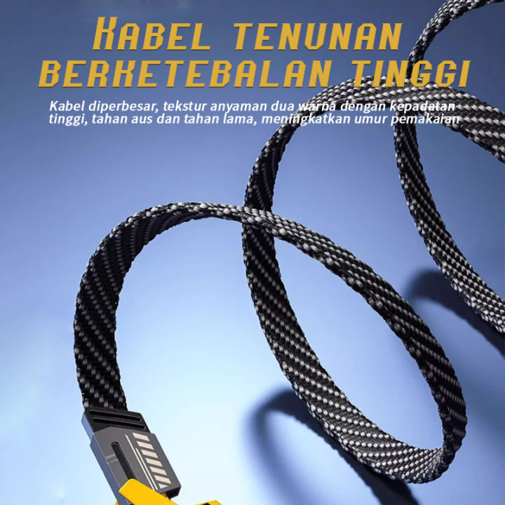 Kabel%20Data%20Pengisian%20Cepat%20120W,%20Super%20Charger%204-in-1%20Kabel%20Pengisian%20untuk%20Ponsel%20dan%20Komputer%20Ip%20Type%20C%20ke%20Type%20C%20PD%20Micro%20USB%20untuk%20iOS%20Lightning%20yang%20Kompatibel%20dengan%20iPhone%20iOS/Android%20Cocok%20untuk%20Apple%20iPhone%20Huawei%20Xiaomi%20Samsung%20-%20Image%206