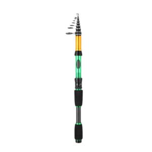 RGFV Siêu nhẹ Cần câu cá có thể thu gọn Sợi Carbon Tay cầm chống trượt Cần câu cá Chống gỉ sét 5-8 phần Cần câu cá di động Ngoài trời