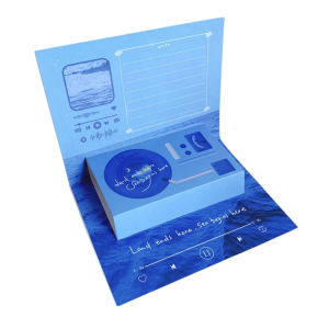 Voice Recording Birthday 3D Popup Audios Recorder Elegant Phonograph Blessing for Valentines Day