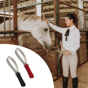 Horse Hair Brush Double Sided Blade Horse Shedding Tool Stainless Steel Riding Horse Sweat for Horse Grooming