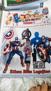 Personalized Workbook Learning Book for Kids: Alphabet, Name Tracing & Motor Skill Development