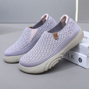 [Free Shipping] WomenS Spring And Autumn New Style Canvas Shoes Soft-Soled Comfortable Slip-On Casual Shoes Non-Slip And Wear-Resistant Suitable For Mothers