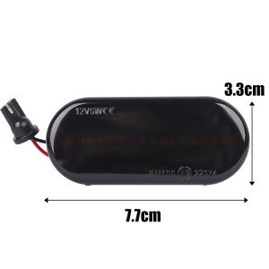 2ชิ้นไฟด้านข้างรถยนต์แบบไดนามิกโคมไฟสัญญาณเลี้ยว LED T10 W5W ไฟถอยหลังอุปกรณ์ดัดแปลงภายนอกสำหรับ VW Skoda Ford