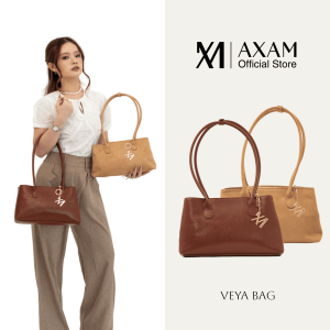 AXAM By Audi Marissa Veya Bag Tas Bahu Wanita Kulit & Suede Premium Klasik Korea AXA-MI2509