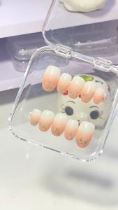 [ Mã L14 ] Nailbox thiết kế Ombre mix nhũ màu cam