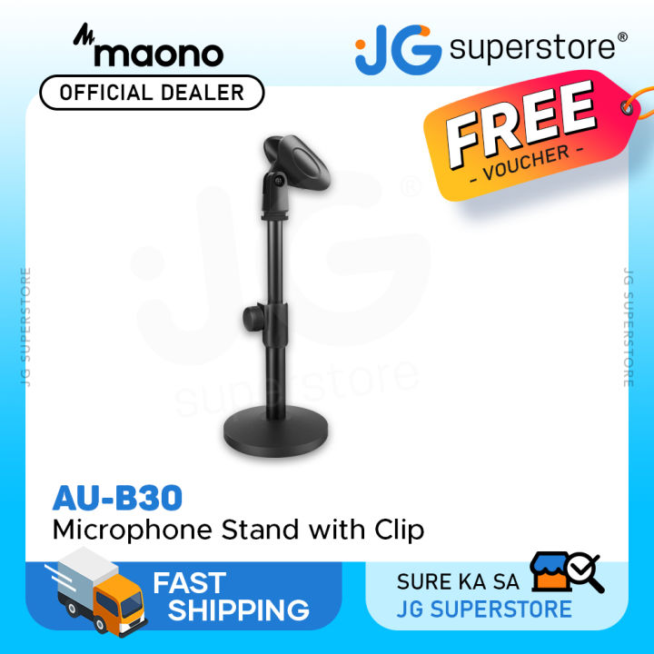 Maono AUB30 B30 Flexible Table Microphone Stand with Mic Clip for