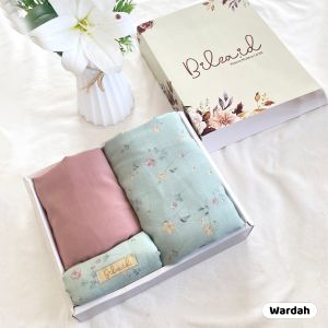Paket Hampers Ekslusif Box Mukena Setelan Berlengan Alure Series by Bilza.id I Hampers Mukena Cantik I Bahan Rayon Viscose Adem Lembut Bisa COD