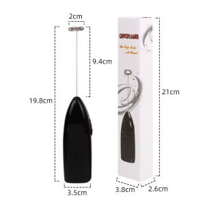 Electric Coffee Blender Portable Mixer Stainless Steel Milk Egg Beater Household Mixer Coffee