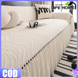 1 2 3 4 Seat Cream Style Sofa Cover Cloth Anti Cat Scratch Universal Sofa Towel A Whole Fully Covered Cushion Blanket