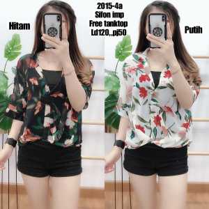 COD BLOUSE 2IN1 SIFON FREE TANK TOP WANITA(sumer)