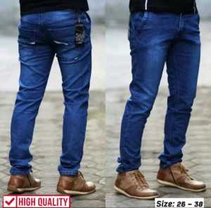 murah nampol Celana Panjang Jeans  Pria Bahan Ngaret Model Pensil Slim Fit / Celana Denim Pria Skiny / Celana Jeans Pria Super Skiny / Ripped Denim Pria Slimfit / Celana Jeans Pria Slim Premium Denim / Jeans Panjang Pria Slim - ummul fashion