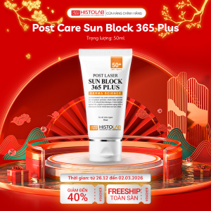 Kem Chống Nắng SPF50+/PA+++ HISTOLAB Post Care Sun Block 365 Plus 50ml ((Date: 11/12/2026)