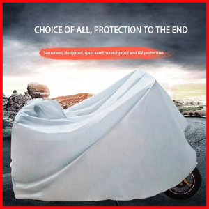 【ร้านค้ากรุงเทพ จัดส่ง 24 ชม】M/L/XL/XXL/XXXL ผ้าคลุมมอไซค์ ผ้าคลุมรถมอไซ กันแดดกันน้ำได้100% ถุงคลุมรถมอไซ ผ้าคลุมมอเตอร์ไซค์ ผ้าคลุมรถมอเตอร์ไซค์