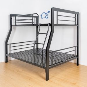 Giường Tầng Sắt Sơn Tĩnh Điện Cao Cấp – Kích Thước Lớn 1m6/1m8 – Màu Đen – Khung Chắc Chắn Bền Đẹp