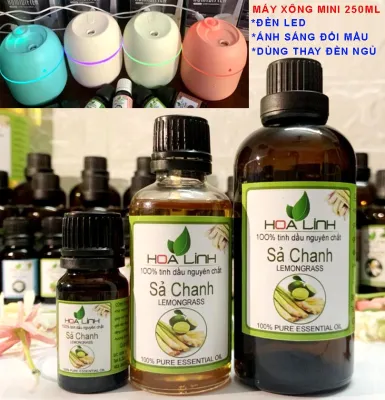100ml Tinh dầu sả chanh quế bạc hà hoa hồng hoa bưởi.... 100% nguyên chất xông phòng đuổi côn trùng - HOALINH