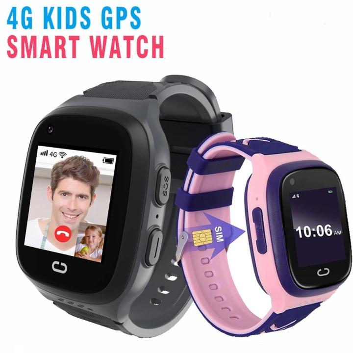 2025 Smart Watch For Kid 4G Sim Card Video Call Smartwatch SOS GPS ...