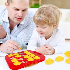 TESDFD Plastic Memory Pairing Game Memory Training Early Education Puzzle Game Interactive Toys Matching Game Multiplayer Parent Child Link Up Chess Family Parent Child