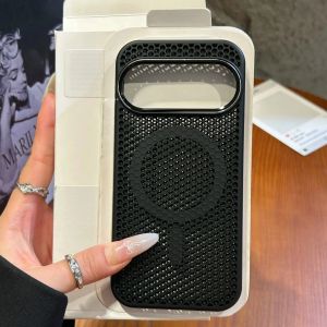Magnetic Case for Pixel 10Pro 11Pro XL Cooling Honeycomb Mesh Cover for Pixel 11 10Pro XL Metal Shell