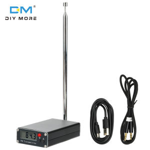 diymore 2000 Meter Fm Transmitter 0.5W Digital Display Fm Transmitter Stereo 76-108Mhz Type C Interface