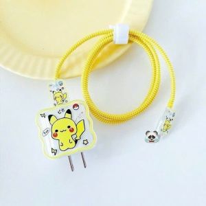 Vỏ bọc bảo vệ củ sạc và cáp sạc Đoremon cho trái táo bằng silicon