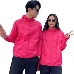 เสื้อกันแดด UV UPF 50+ พร้อมส่ง แขนยาว มีฮู้ด ผ้านุ่ม ระบายอากาศดี สีไม่ตก ป้องกันUV กันลม เสื้อกันแดดชาย เสื้อกันแดดผู้หญิง