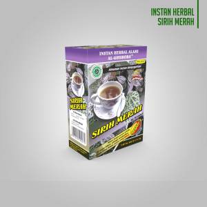 DAUN SIRIH MERAH Minuman Instan Herbal Diabetes Kolesterol Radang Kotak 200gr Al-Ghuroba