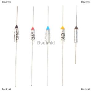 [COD] Bsuimki 10pcs Metal Thermal FUSE 10A 15A 250V อุณหภูมิ142 ° 150 ° 172 ° 185 ° 216 °