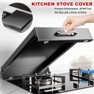 Carbon Steel Gas Stove Cover Burner Cover Home Kitchen Induction Cooker Shelf