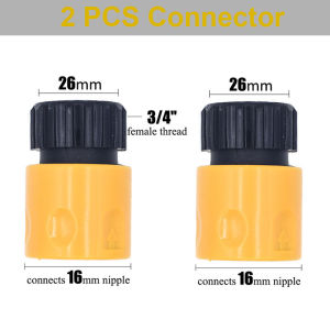 1/2" 3/4" 4-Way Garden Hose Splitter Y-Type Watering Connector Distributor For Outdoor Tap And Faucet