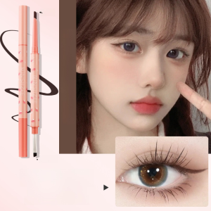 🔥Hot Sale🔥Womens Dualended Eyeliner Longlasting Nonsmudge Smudge Proof Eyeliner Pencil Long Lasting Waterproof Sweatproof Easy To Use For Beginners Double Ended Eye Liner Pen Twist Up Gel Formula Smooth Application