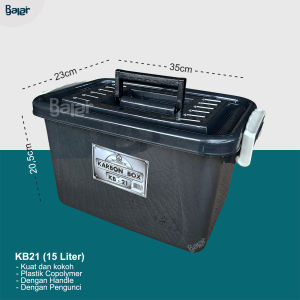 Container Box plastik Murah Penyimpanan Serbaguna 15 Liter Kb 21 / 7 Liter kb 12 Multifungsi