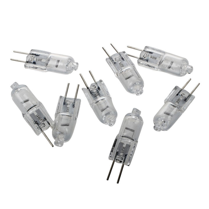 (ADRI) 12V 20W Halogen Bulb Warm White Light Lamp BiPin Base 8 Pcs