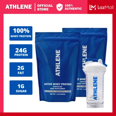 ACTIVE Whey Protein Starter Pack 2LB 100% Whey Protein Powder