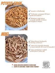 HALAL - Potato Stick / Miki (120G - 1KG)