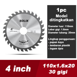 NESO 4" Mata Potong Gergaji Marmer Pisau Kayu Granit Keramik Diamond cutting blade mata Saw Blade 100mm Mata Circular Saw Blade 30 Teeth NT-32