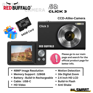 Red Buffalo Snap 10 Compact Camera 48MP Image Resolution